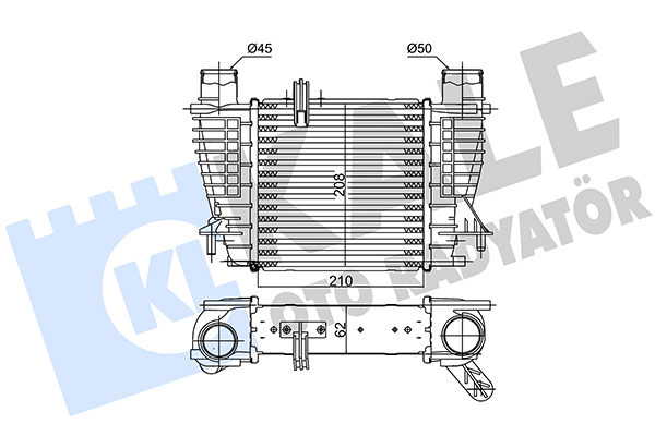 Renault Modus Intercooler Turbo Radyatörü Iıı .5dcı OEM 8200471884